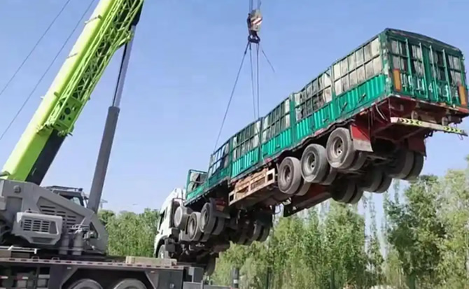 泗洪道路脱困救援案例